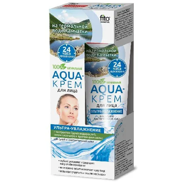 Fitokosmetik -  Fitokosmetik Aqua-krem do twarzy Ultra Nawilżenie 45 ml